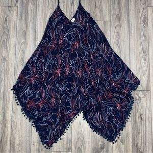 Floral Print Beach Dress Cover up Goa by Japna